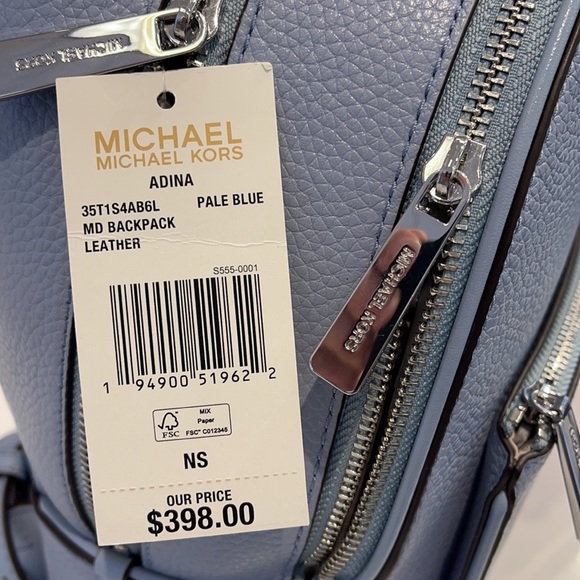 Michael Kors Adina MD Backpack Leather - Picture 8 of 16